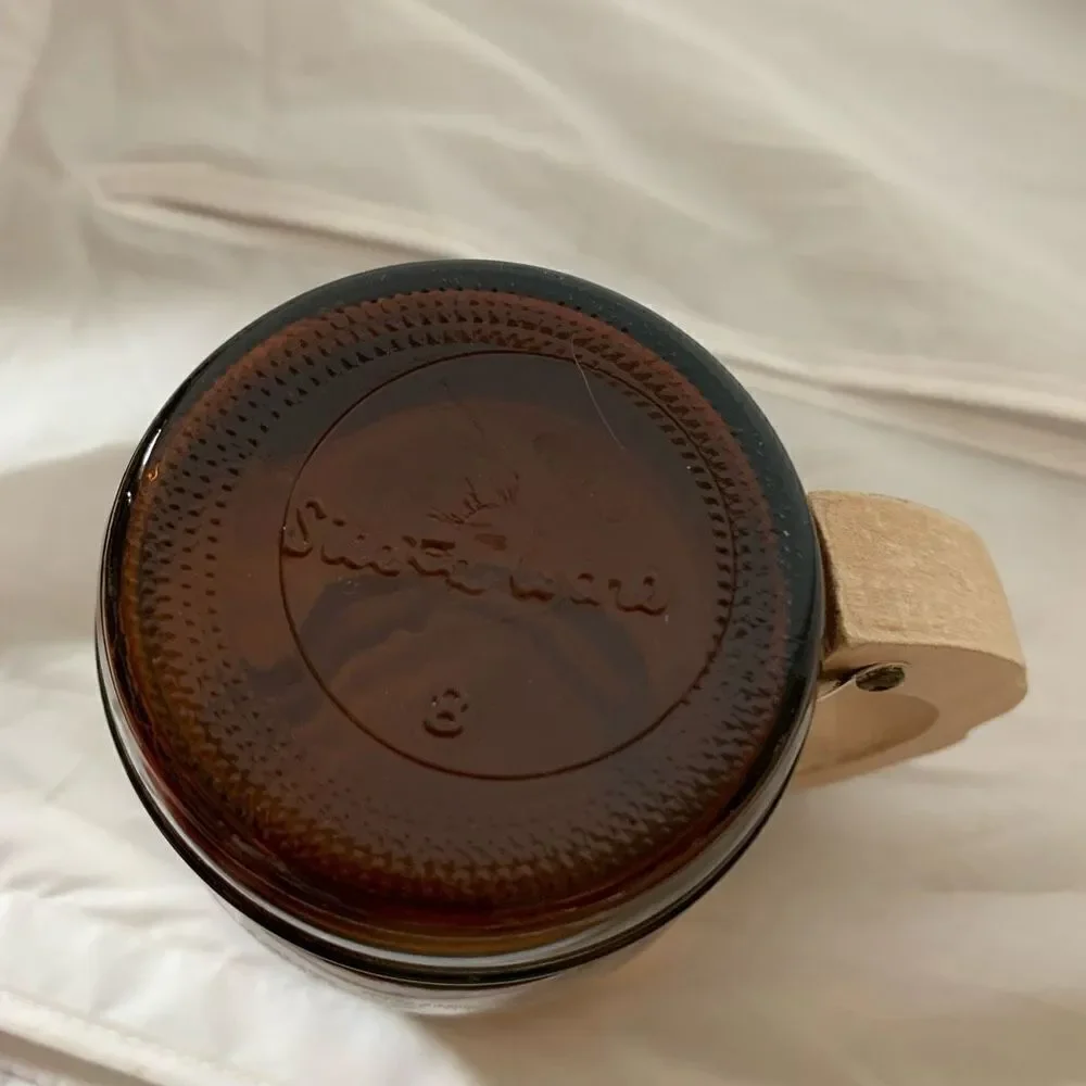 Vintage Washington D.C. Souvenir Brown Mug Wood Handle